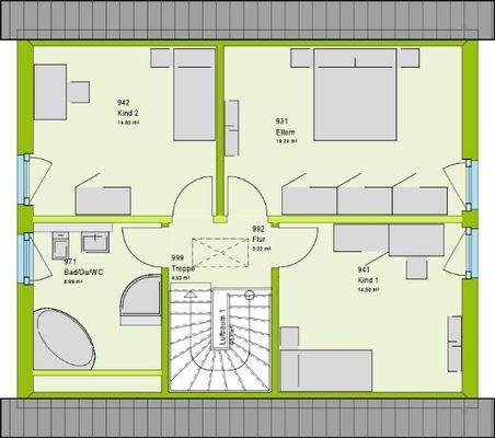Dachgeschoss - frei planbar
