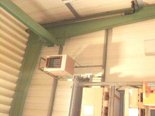 Eine von zwei Gebläseheizungen