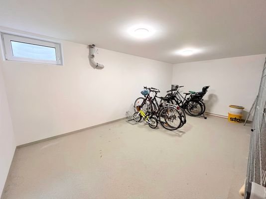 Fahrradabstellraum im Keller