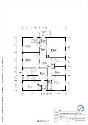 Grundriss EG bemaßt