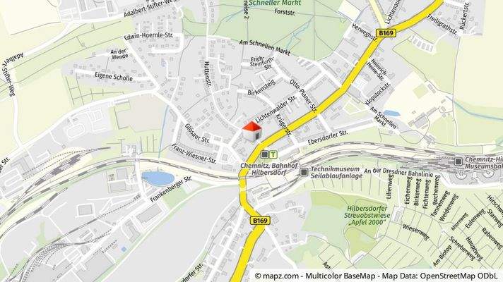 Geolyzer Kartenausschnitt