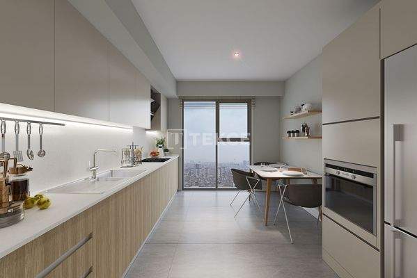 Apartments in İstanbul within a Complex with Facilities