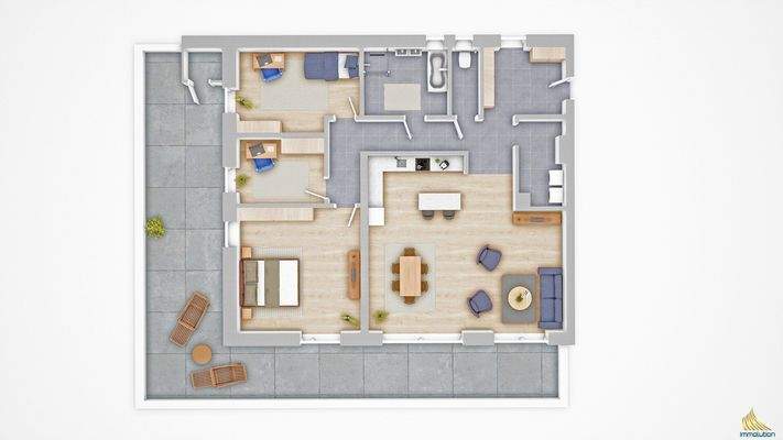 Schaubild Grundriss TOP 12