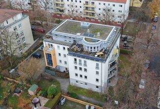 Luftbild Gebäude Rückseite