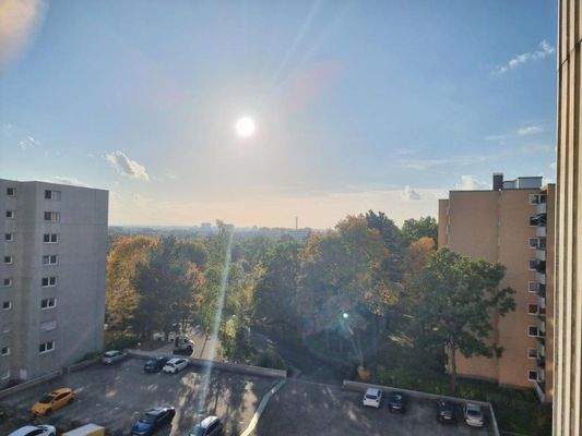 Blick vom Kochbereich