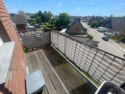 Balkon mit Stadtblick