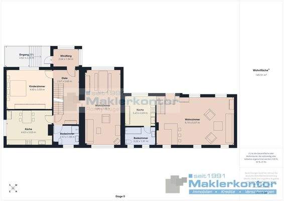 Erdgeschoss mit Einliegerwohnung