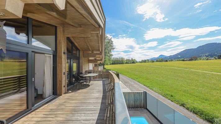 KITZIMMO-Luxuschalet mit Pool und Kaiserblick - Immobilien Ellmau.