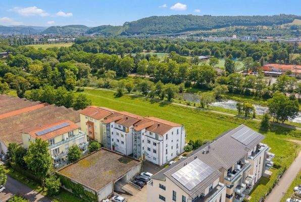 Wohnanlage mit Blick