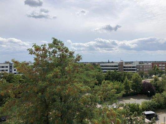 Blick vom Balkon