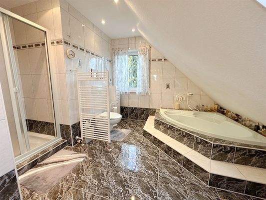 Tageslichtbad mit Dusche & Badewanne