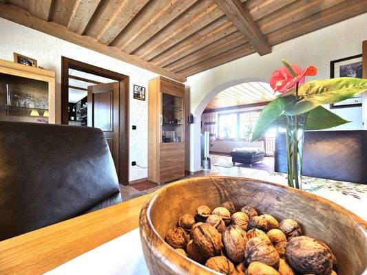 Blick zum Wohnbereich