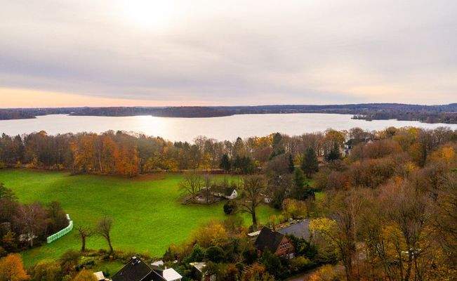 Luftaufnahme Entfernung See