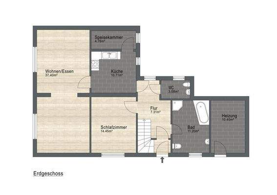 Grundriss Erdgeschoss