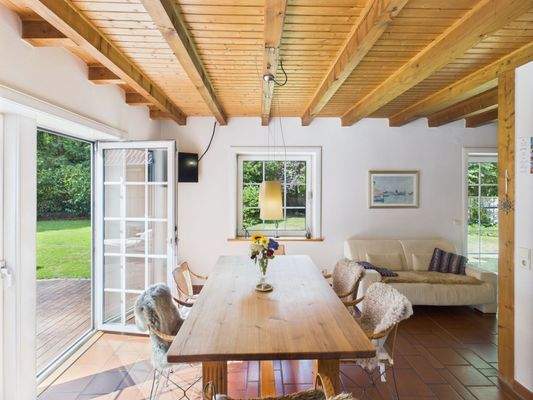 Essbereich zur Terrasse