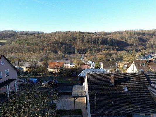 Aussicht vom Grundstück