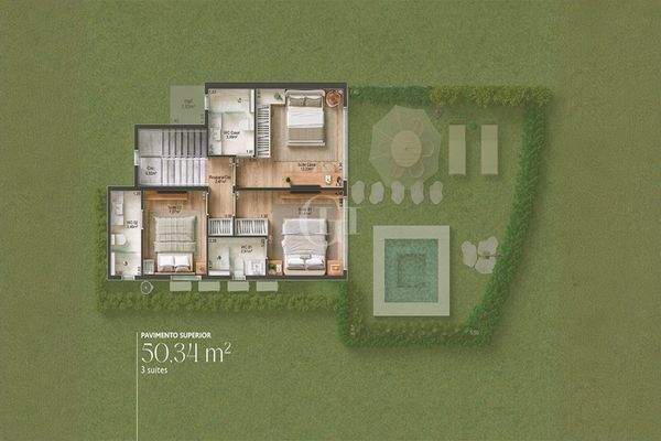 Planta 166m²