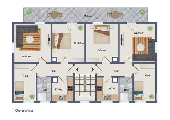 Grundriss 1.Obergeschoss