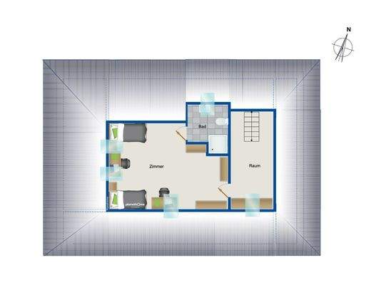 Grundriss - Dachboden