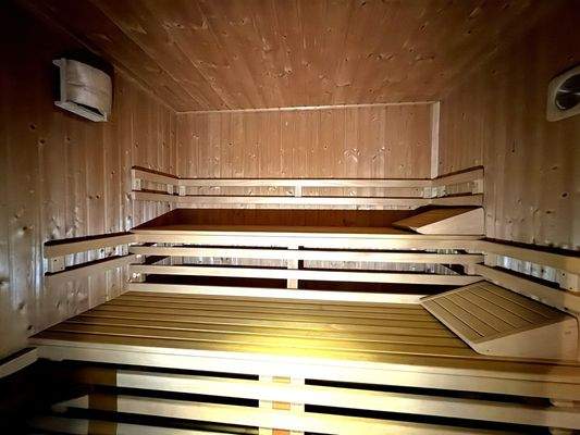 Sauna und Wellnessbereich