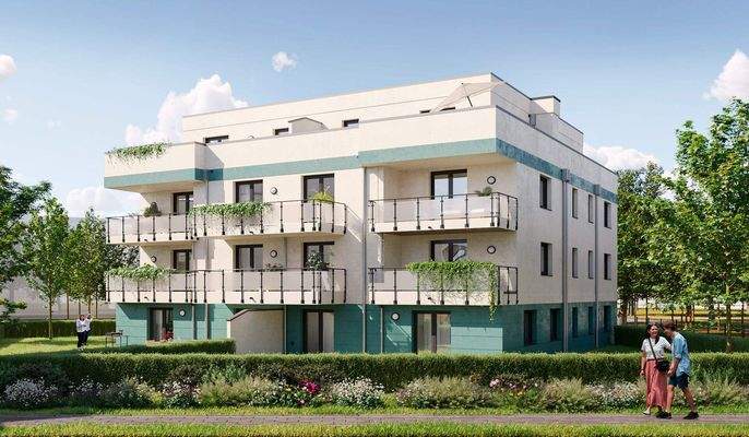 Moderne Eigentumswohnung im Mehrfamilienhaus