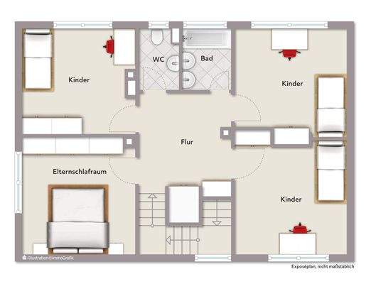 Grundriss Obergeschoss