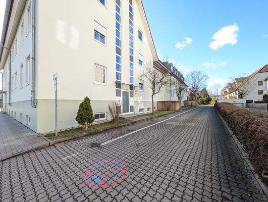 Zuweg zur Tiefgarage