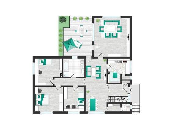 Grundriss Erdgeschoss 