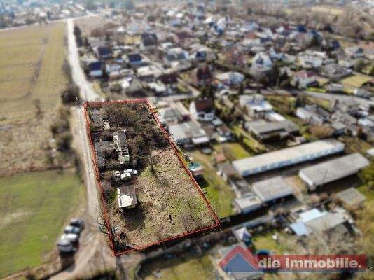 Klare Grundstücksgrenzen im Luftbild – ideal für Einfamilien- oder Mehrgenerationenwohnen