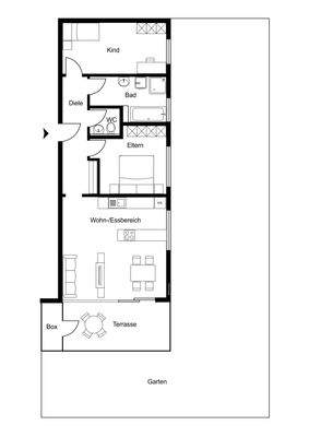Grundriss ohne Maßstab