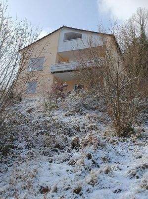 Blick vom Grundstück