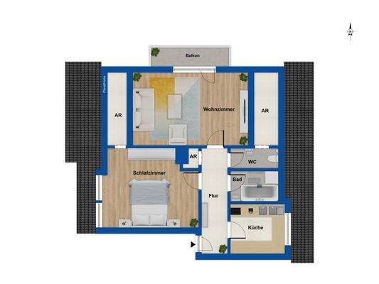 Grundriss Dachgeschoss