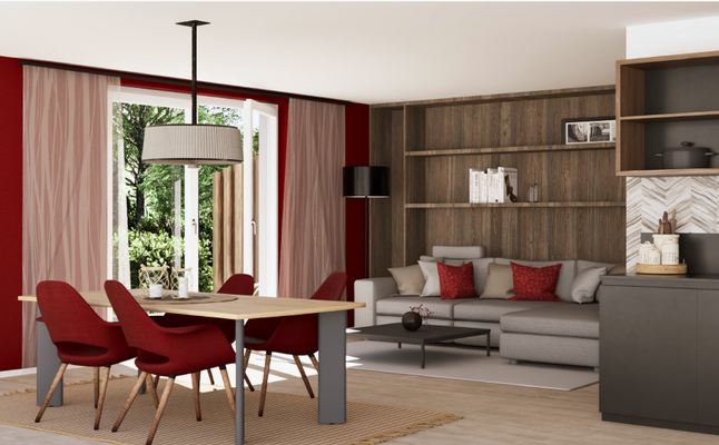 Illustration Wohnbereich