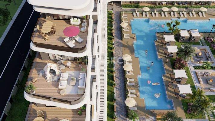 Sea and Mountain View Apartments in Antalya Altintas