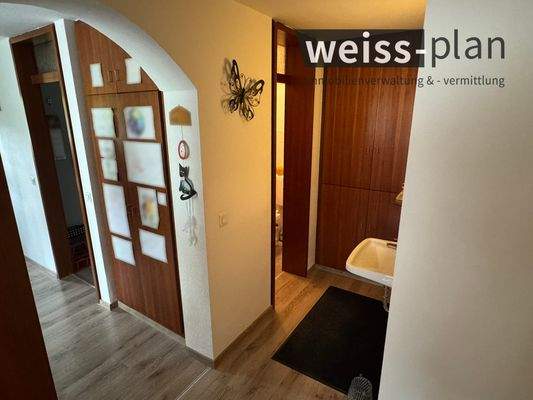 Flur Sicht WC