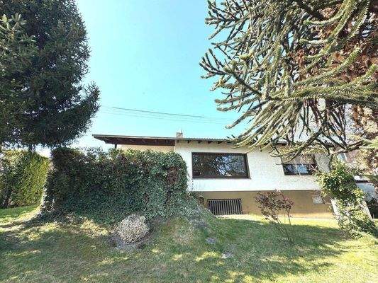 Gartenansicht, monentan nicht vorteilhaft