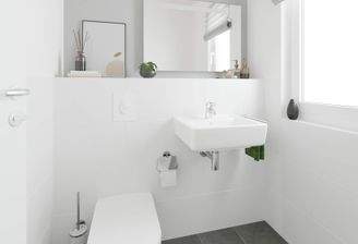 Ein separates WC steht für Ihre Gäste bereit