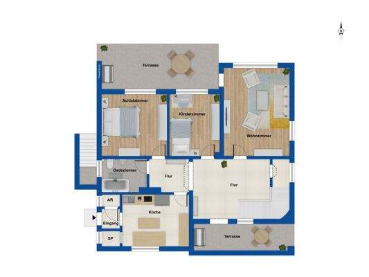 Grundriss Erdgeschoss