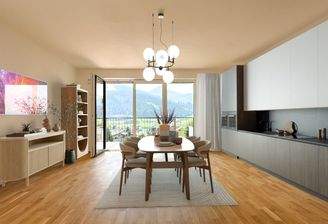 Wohnen/Küche virtual staging