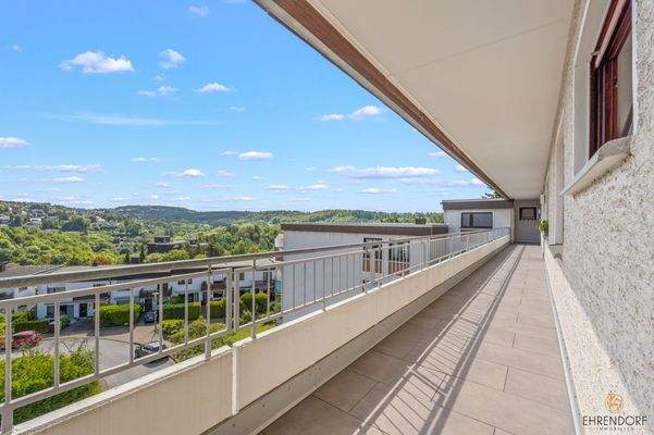 Laubengang zur Wohnung