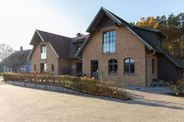 Der gepflegte Eingangsbereich