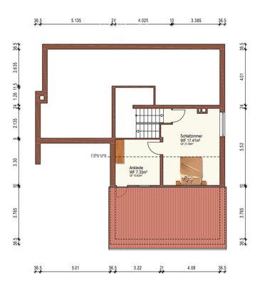 GRUNDRISS DACHGESCHOSS