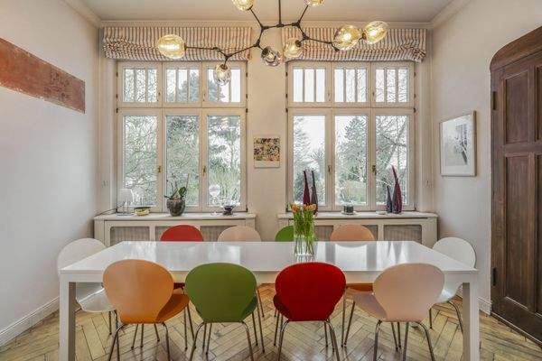 Dining area with a view of the garden