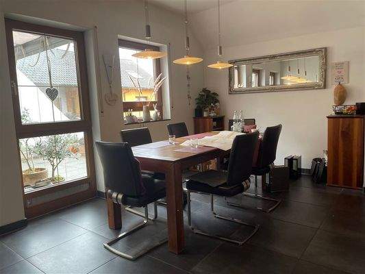 Essbereich bei offener Küche