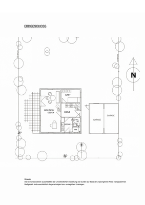 Grundriss Erdgeschoss:Grundstücksübersicht