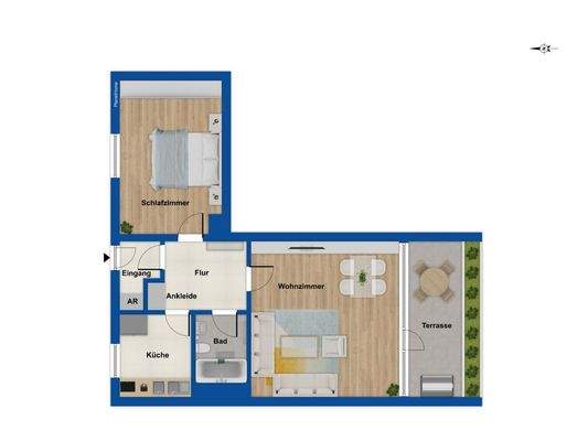 Grundriss 4. Obergeschoss