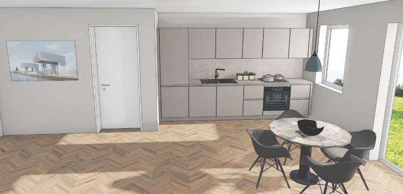 Wohnung 04B - Musterküche