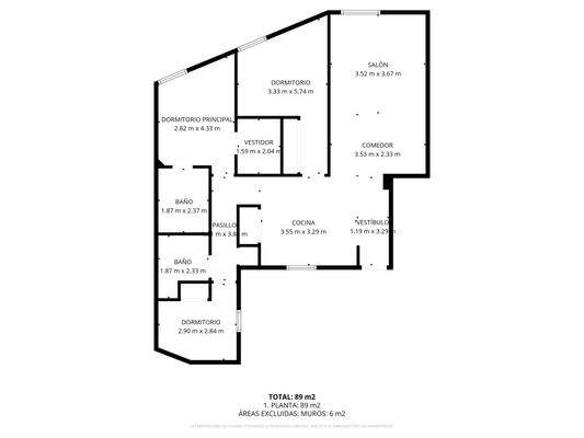 2D Floor Plan for 9 Plaza de San Francisco