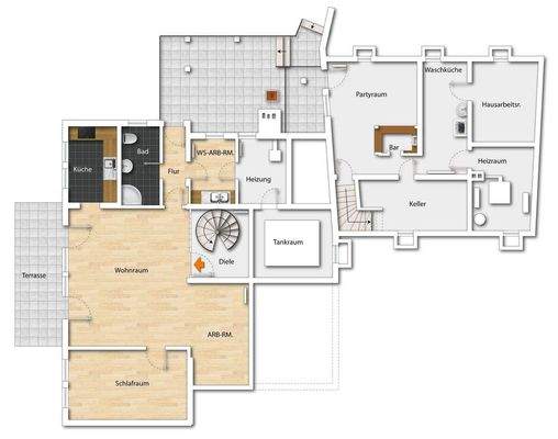 Grundriss Untergeschoss