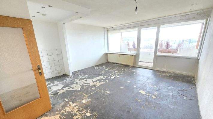 Wohnbereich mit Kochnische